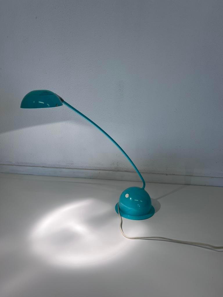 Klareco bureaulamp vintage, Gebruikt, Jaren 80, Ophalen of Verzenden, Metaal