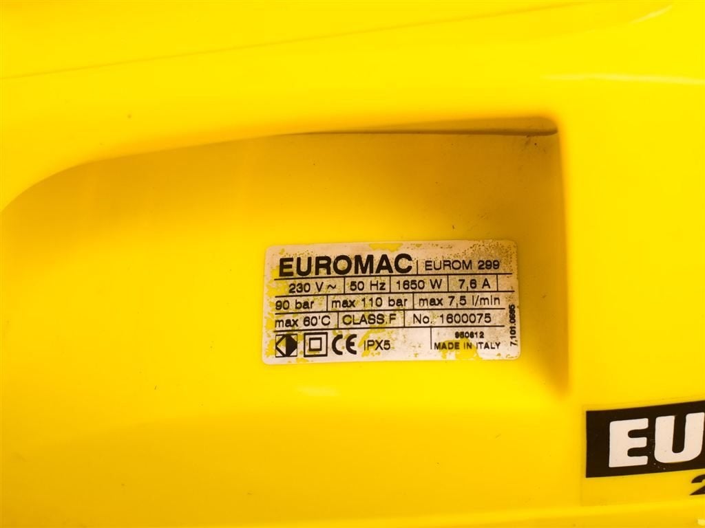 Eurom 299 Hogedrukreiniger 51313, Tuin en Terras, Hogedrukreinigers, Ophalen of Verzenden, Gebruikt, Benzine