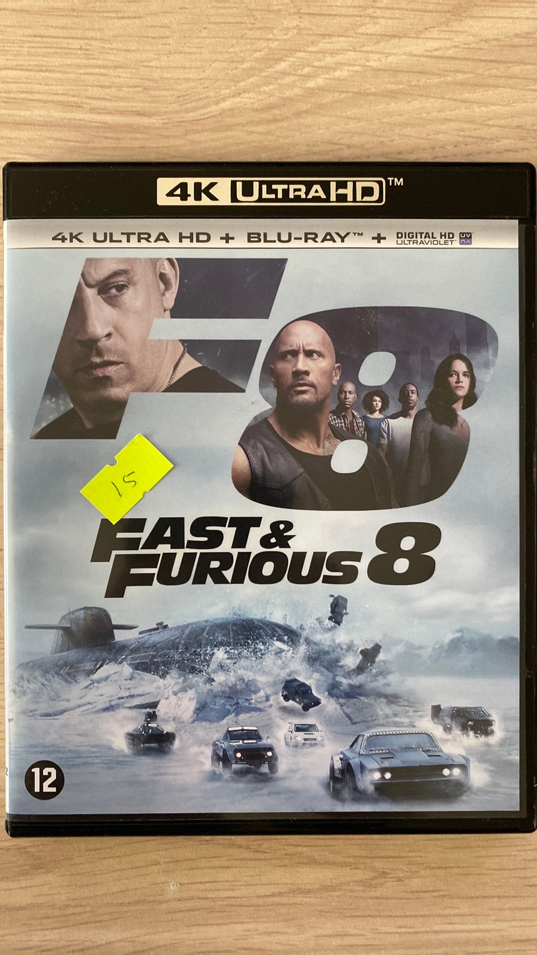 Fast & furious 8 4K uhd blu ray NL versie, Cd's en Dvd's, Blu-ray, Ophalen of Verzenden, Zo goed als nieuw, Actie