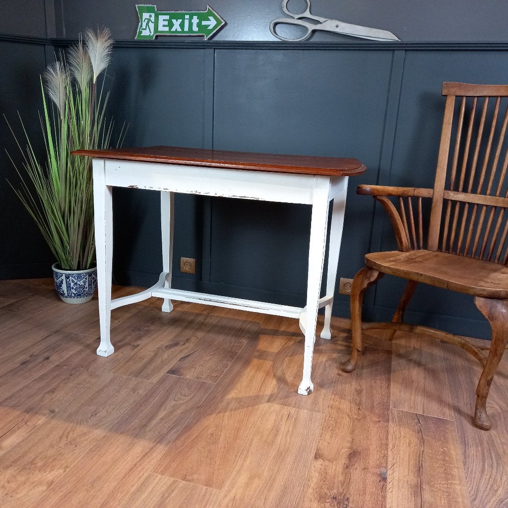 Antieke Engelse dairry table, Huis en Inrichting, Tafels | Eettafels, Gebruikt, 100 tot 150 cm, Eikenhout, Rechthoekig