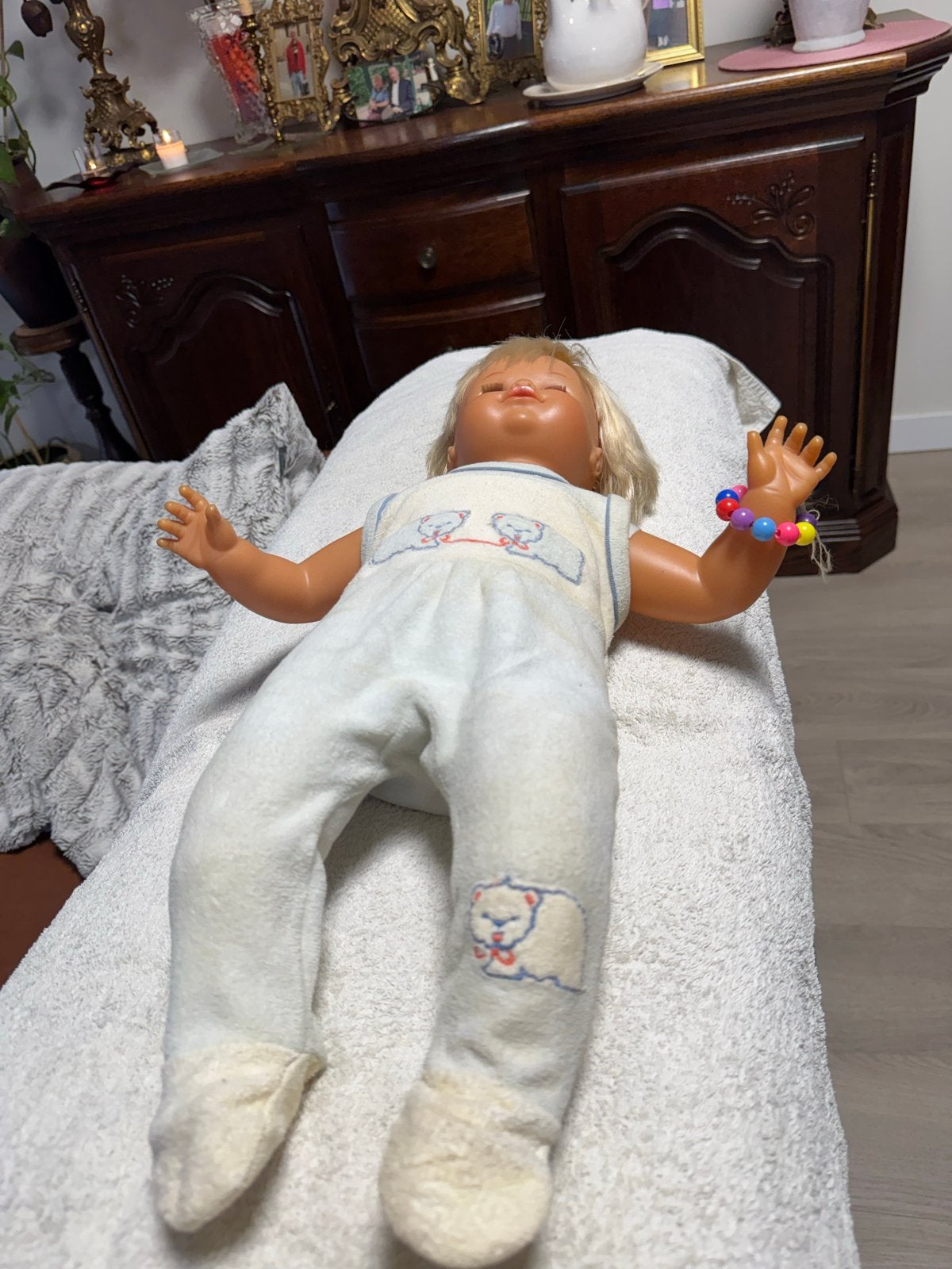 Vintage Famosa Babypop - Made in Spain, Kinderen en Baby's, Ophalen of Verzenden, Gebruikt, Babypop