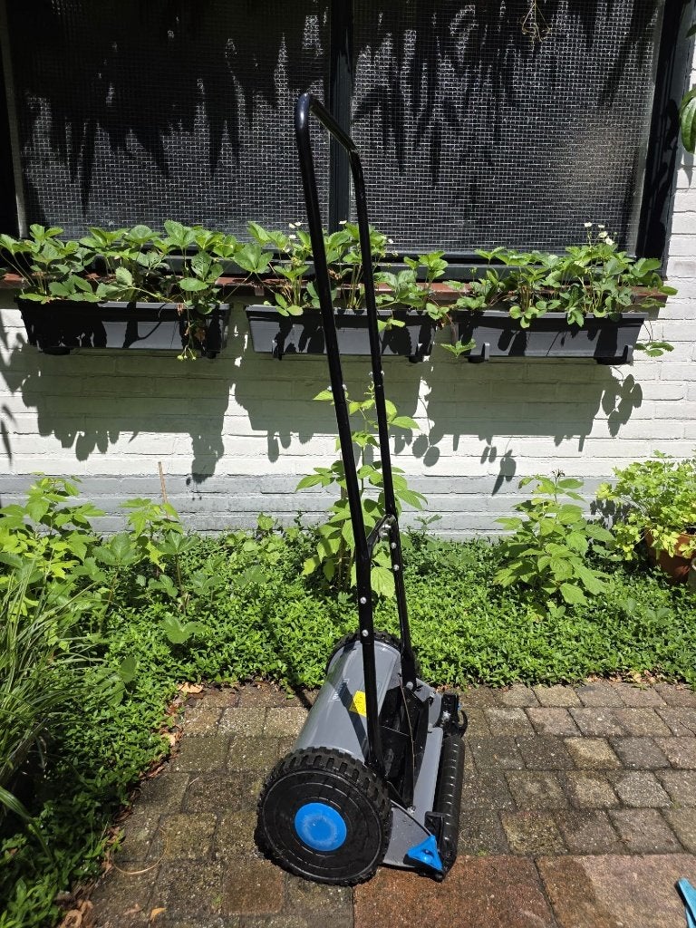 GAMMA Handgrasmaaier (HGM-30) licht gebruikt, Ophalen, Gebruikt, Handgrasmaaier, Opvangbak