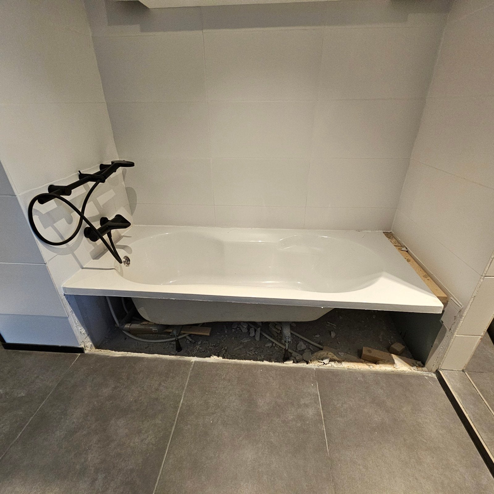 ligbad, Ophalen, Zo goed als nieuw, Inbouwhaard, Gashaard