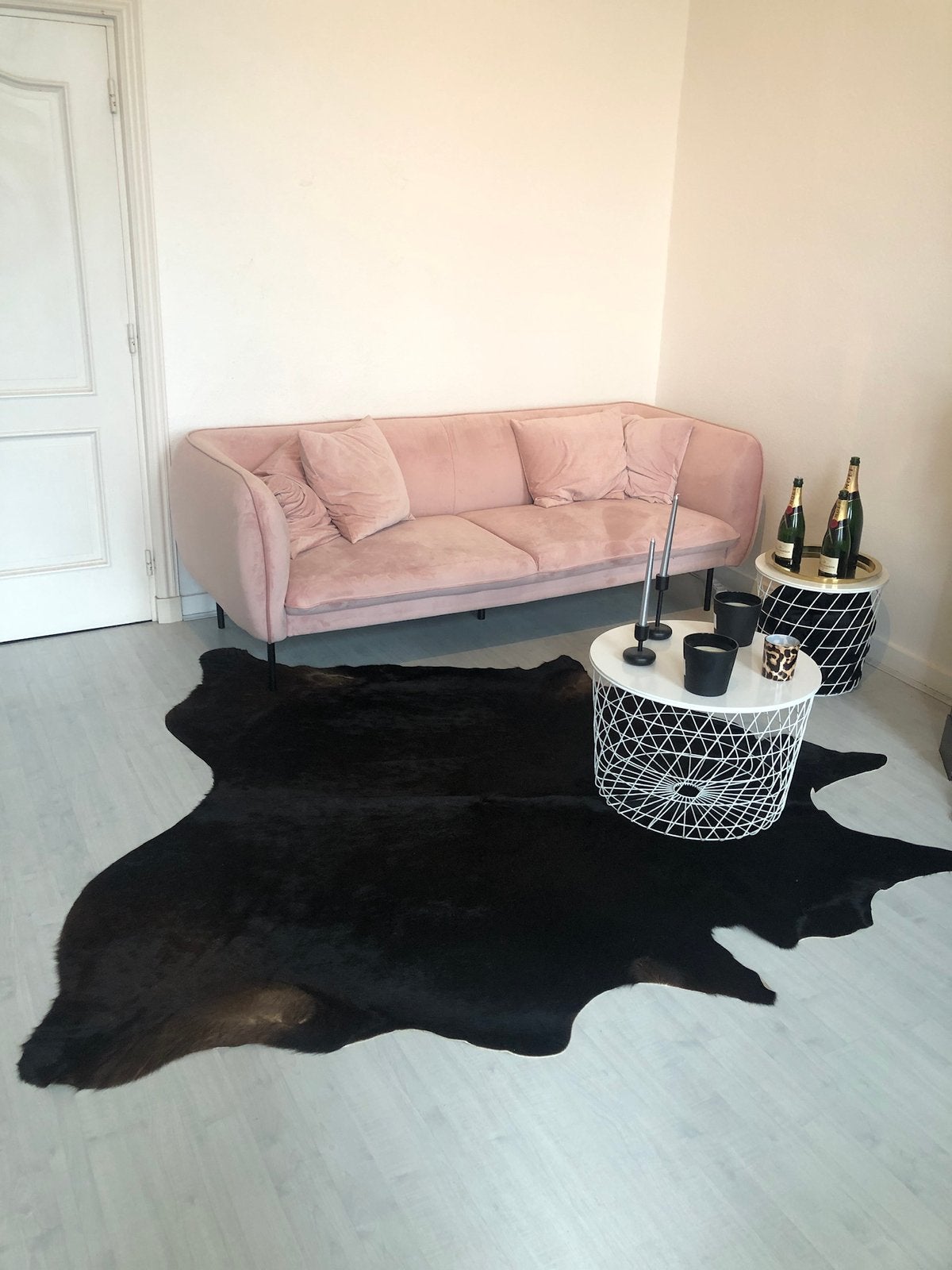 Bank emma fluweel roze, Huis en Inrichting, Ophalen