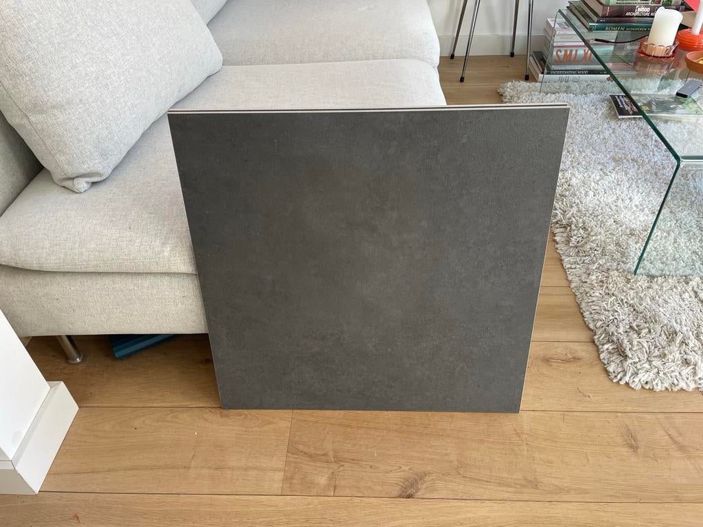 5m2 VitrA 60x60cm vloertegels Antraciet, Doe-het-zelf en Verbouw, Tegels, Ophalen, 40 tot 60 cm, 40 tot 60 cm, Keramiek