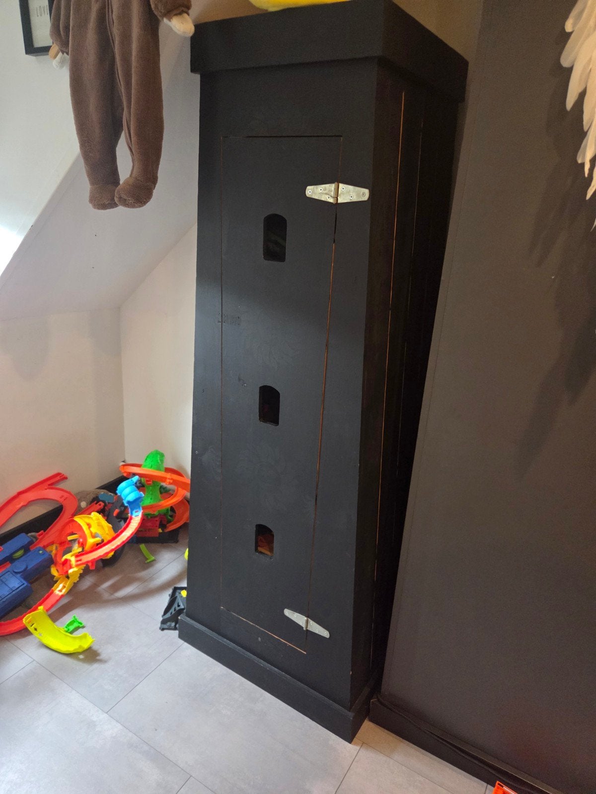 Houten vuurtoren kast voor kinderkamer, Ophalen, Gebruikt, Kast