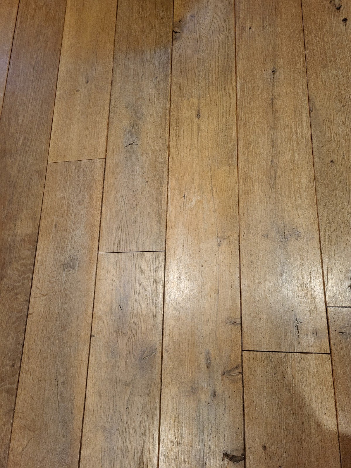 massief eiken vloer, ongeveer 45m2, Ophalen, Gebruikt, Vloerdelen of -planken, 10 m² of meer