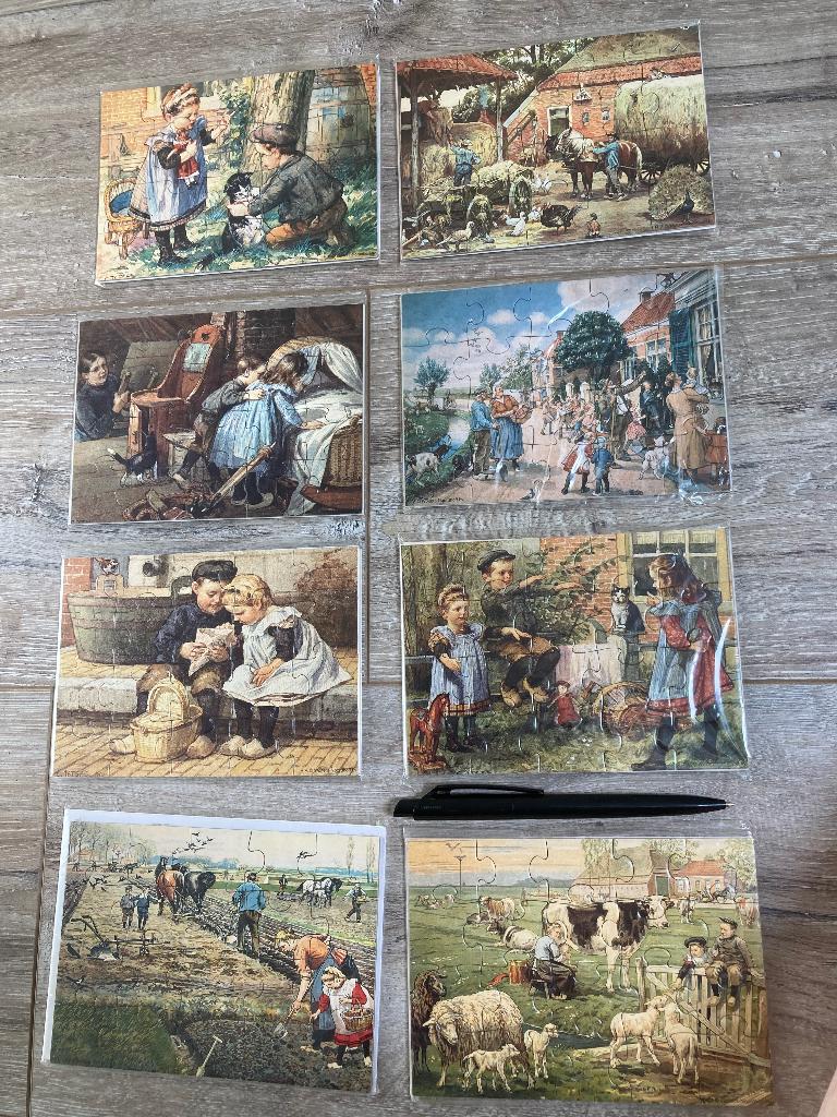 Ot en Sien Jetsjes puzzelkaarten, Ophalen of Verzenden, 1980 tot heden, Ongelopen, Overige thema's