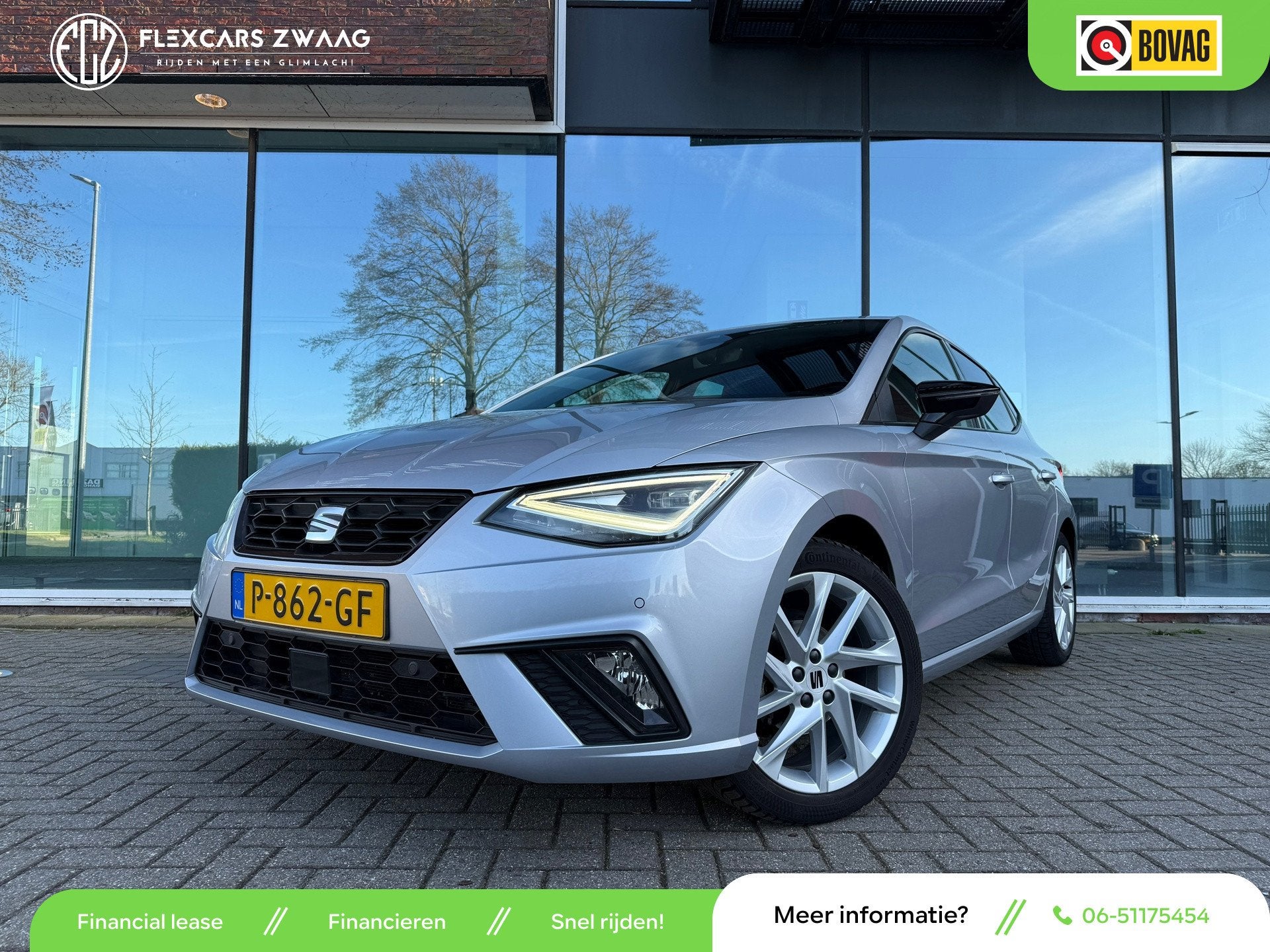 Seat Ibiza 1.0 EcoTSI FR - Climate - LED - Media Apple/Andro, Auto's, Dealer onderhouden, Parkeersensor, Ibiza, Origineel Nederlands
