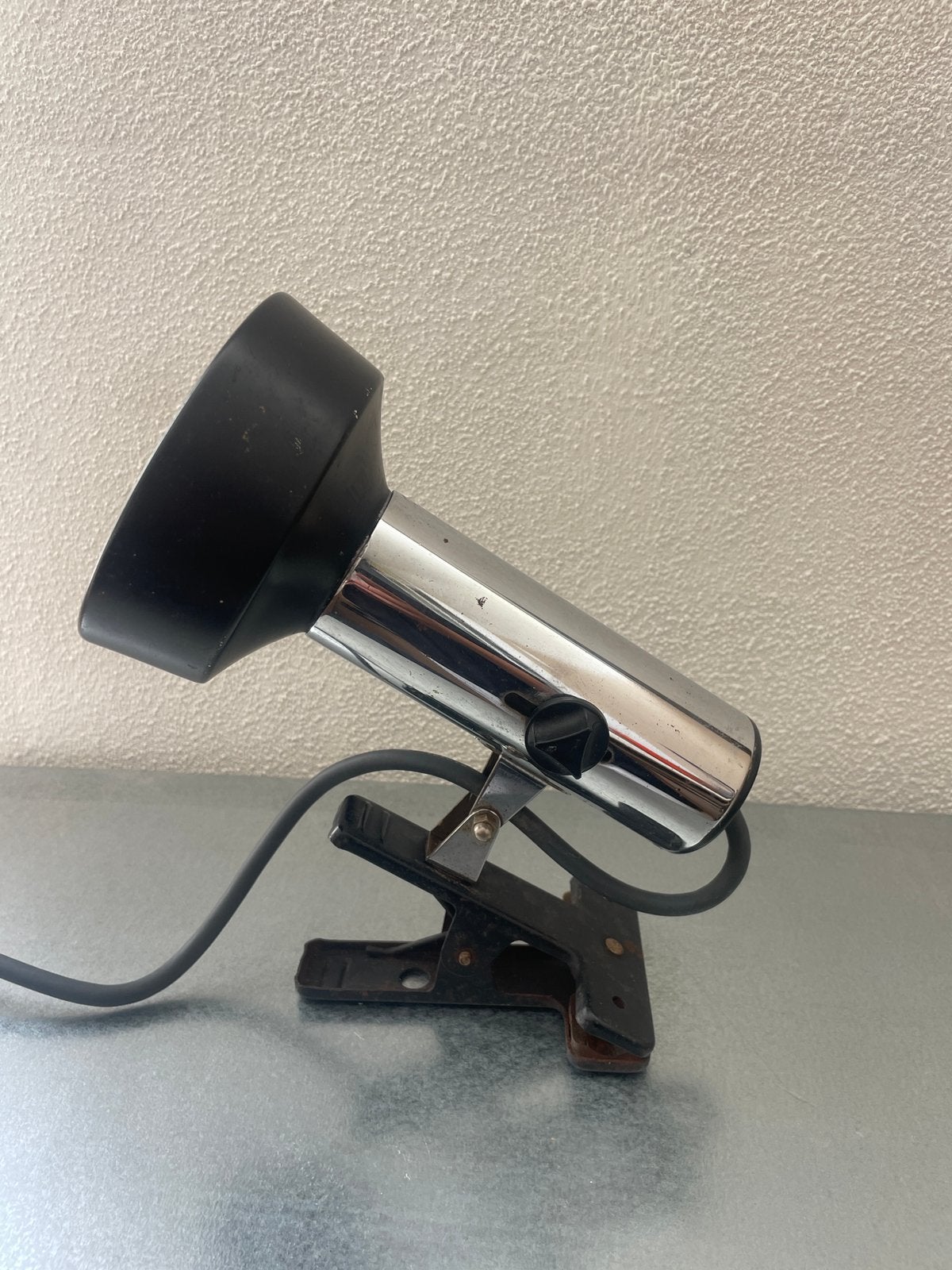 Space age lamp - klempspot wandlamp, Ophalen of Verzenden, Zo goed als nieuw