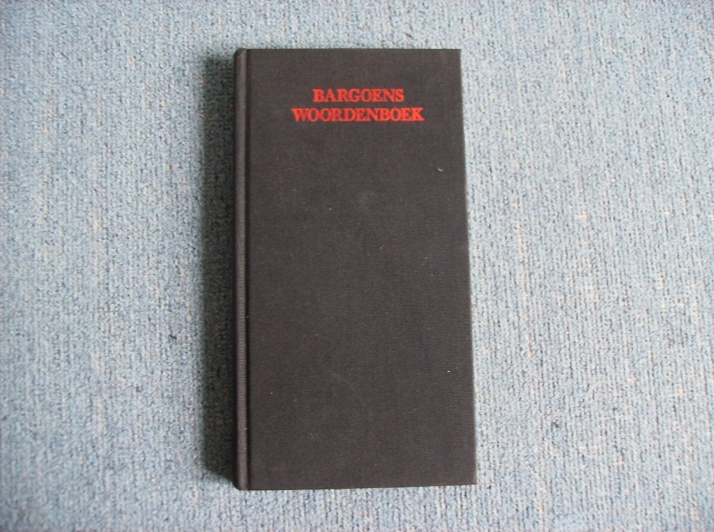 BARGOENS , TWEEDE DRUK, GOEDE STAAT, WOORDENBOEK, Boeken, Ophalen of Verzenden, Zo goed als nieuw, Overige uitgevers, Nederlands