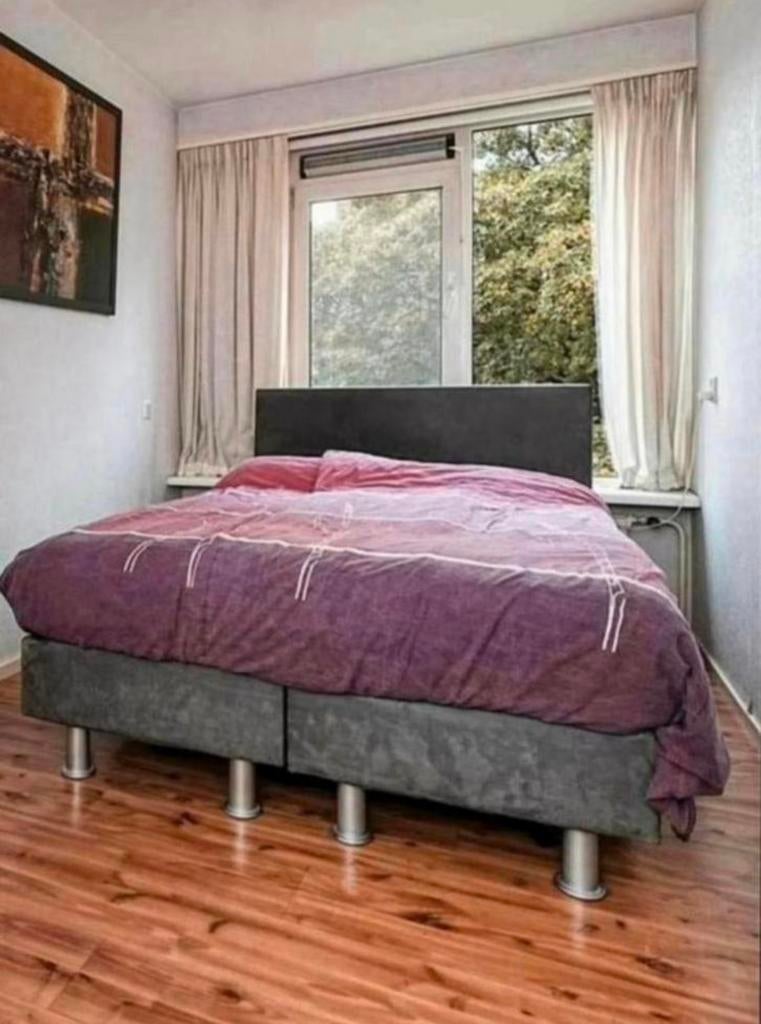 Emma boxspring 140x200, Huis en Inrichting, Slaapkamer | Boxsprings, Ophalen, Zo goed als nieuw, Tweepersoons, 140 cm