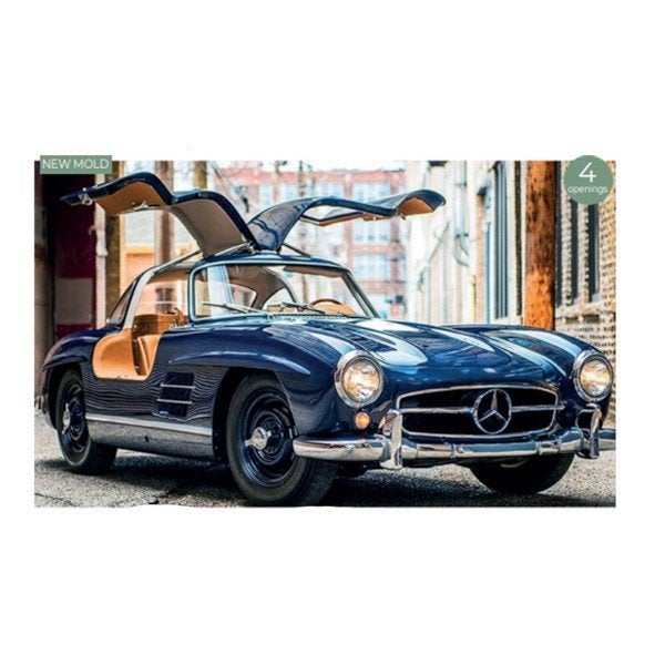 Mercedes Benz 300 SL 1954 Blauw Schaal 1/18 Norev, Auto, Norev, Ophalen of Verzenden, Norev