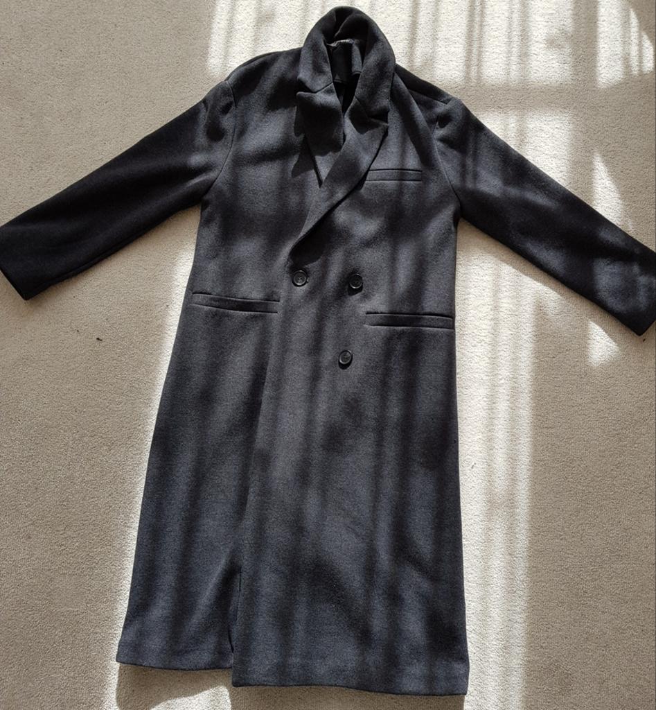 Zara donker grijs jas maat xs mantel grijze jassen nieuw, Verzenden, Zara, Nieuw, Maat 34 (XS) of kleiner