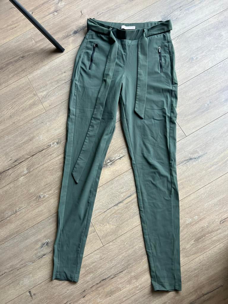 Studio anneloes margot travelstof broek groen maat XS, Ophalen of Verzenden, Zo goed als nieuw, Maat 34 (XS) of kleiner, Lang
