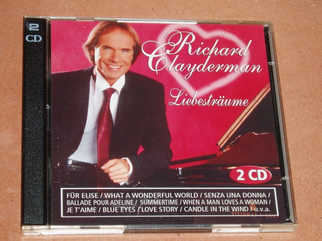 2 CD Richard Clayderman - Liebestraume, Verzenden, Gebruikt