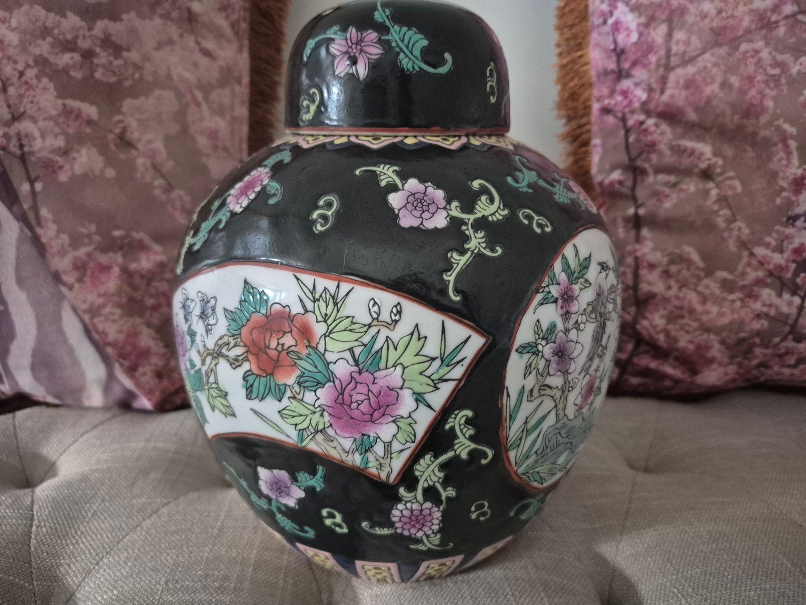 Oude Chinese gemberpot, Ophalen of Verzenden