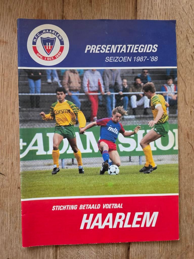 HFC Haarlem presentatiegids 87/88, Ophalen of Verzenden, Ajax, Poster, Plaatje of Sticker