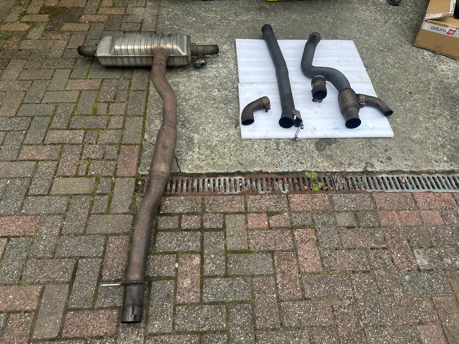 Mercedes A45 AMG Performance uitlaat W176, Ophalen of Verzenden, Gebruikt