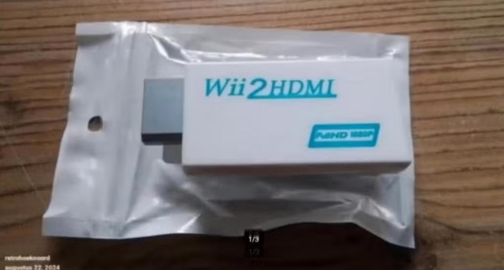 Wii2hdmi converter voor Nintendo Wii, Spelcomputers en Games, Ophalen of Verzenden, Zo goed als nieuw, Accu of Oplader