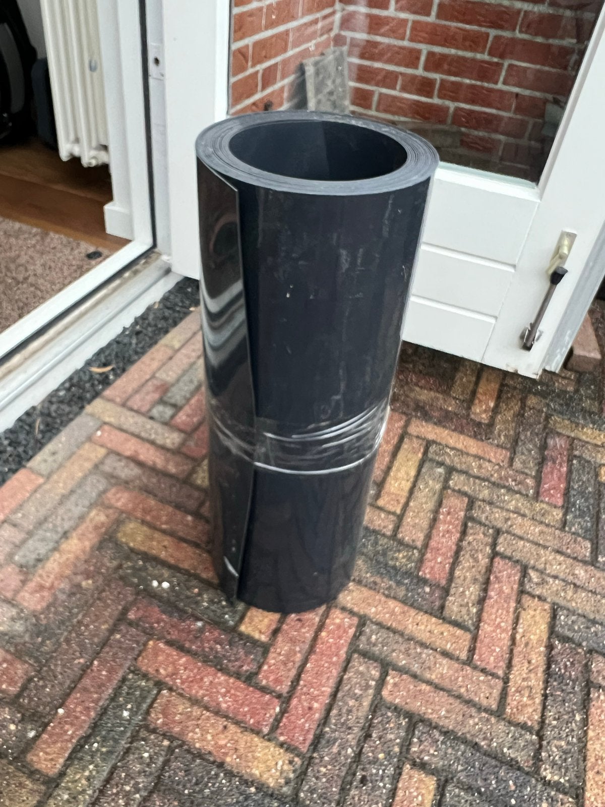 Wortelbegrenzer / Zwart kunststof plaatmateriaal op rol, Ophalen, Nieuw, Overige materialen, Minder dan 20 mm