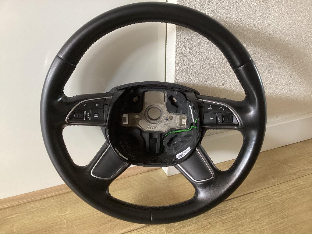 Stuur Audi A3 8V vierspaaks, leder., Auto-onderdelen, Ophalen of Verzenden, Gebruikt, Audi