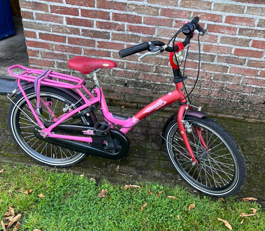 Batavus meisjesfiets 20 inch, Ophalen, Terugtraprem, Gebruikt, Handrem