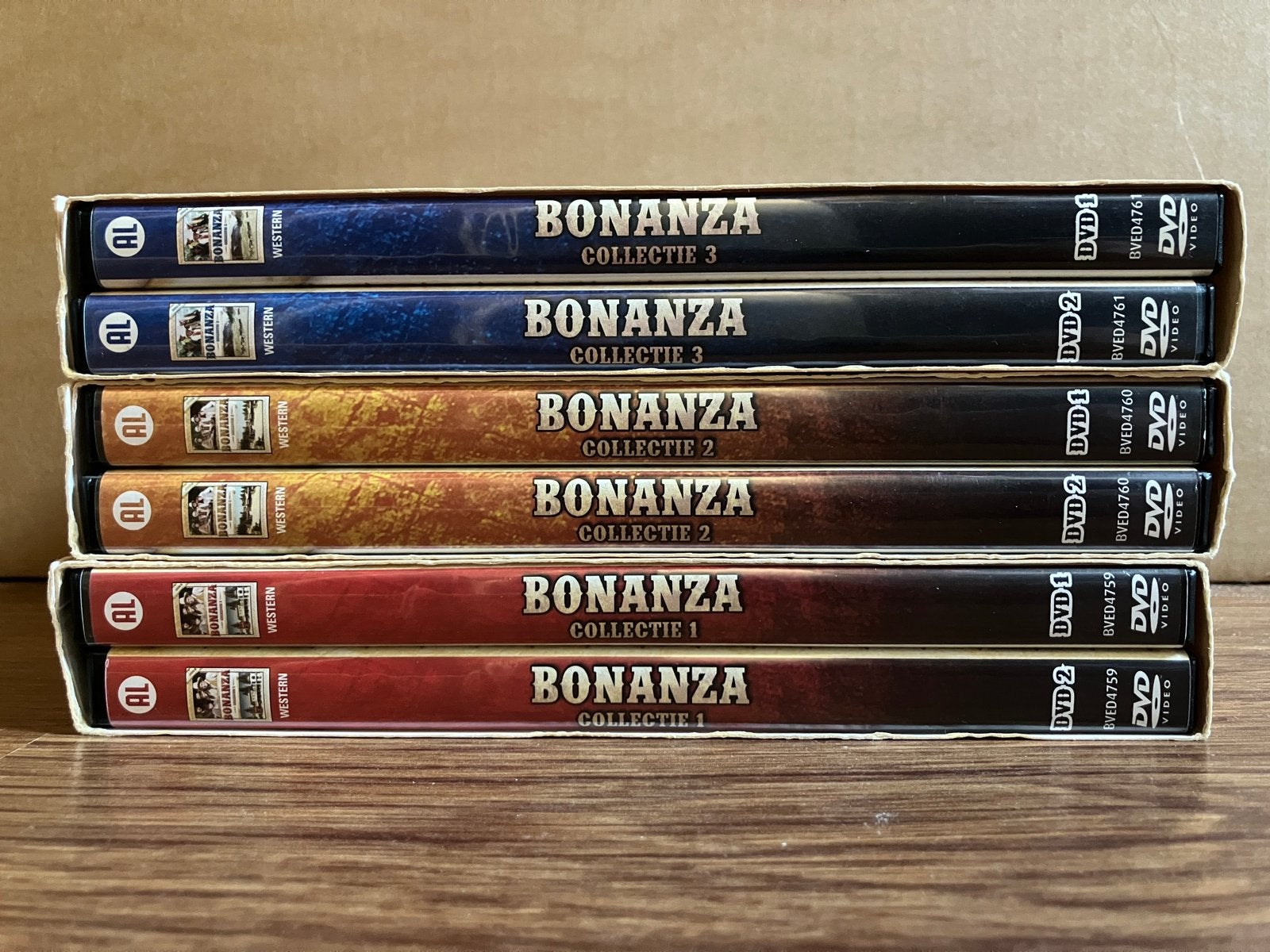 Bonanza Collectie 1-3 dvd Boxset, Engels, Alle leeftijden, Ophalen of Verzenden, Zo goed als nieuw