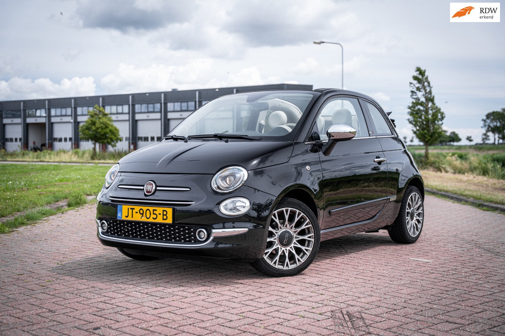 Fiat 500 C 0.9 TwinAir Turbo Lounge, Auto's, Gebruikt, Cabriolet, Origineel Nederlands, Bedrijf