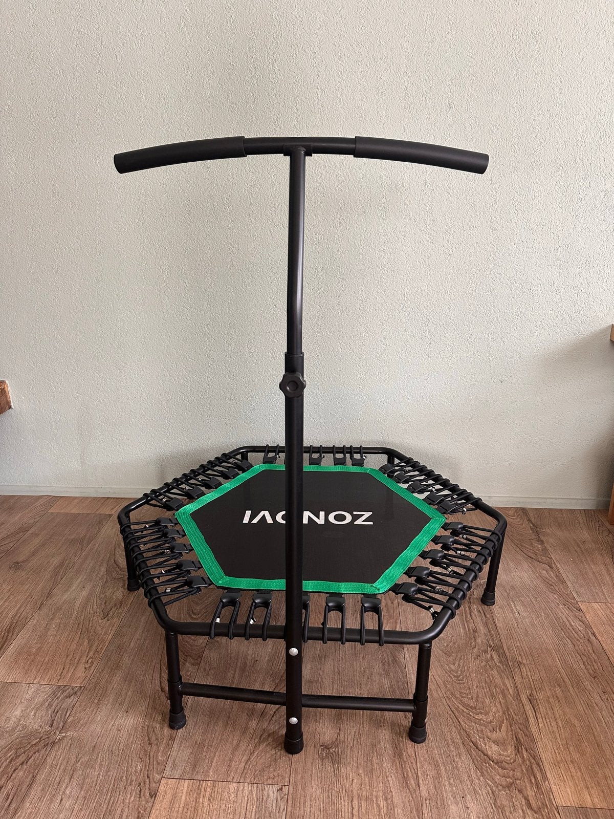 ZONZ fitness trampoline met handvat, Sport en Fitness, Fitnessmaterialen, Ophalen, Zo goed als nieuw, Benen, Overige typen