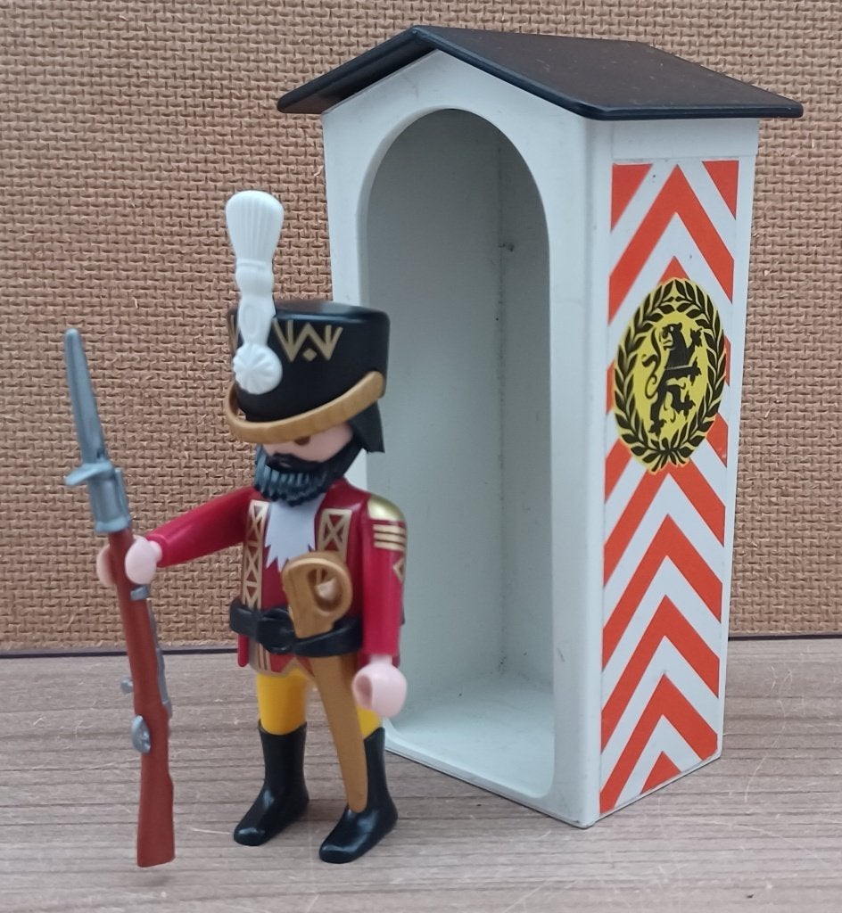 playmobil soldaat/wachtpost, Ophalen of Verzenden, Gebruikt, Complete set