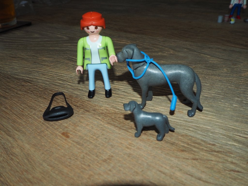 Playmobil 5210 Duitse dog met puppy, Kinderen en Baby's, Speelgoed | Playmobil, Complete set, Zo goed als nieuw, Figuren, Family fun