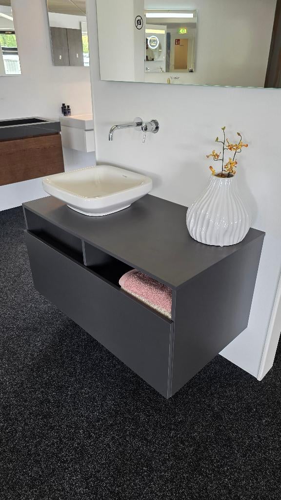 Duravit Badmeubel set 100cm, Ophalen, Nieuw, Steen, Wastafel