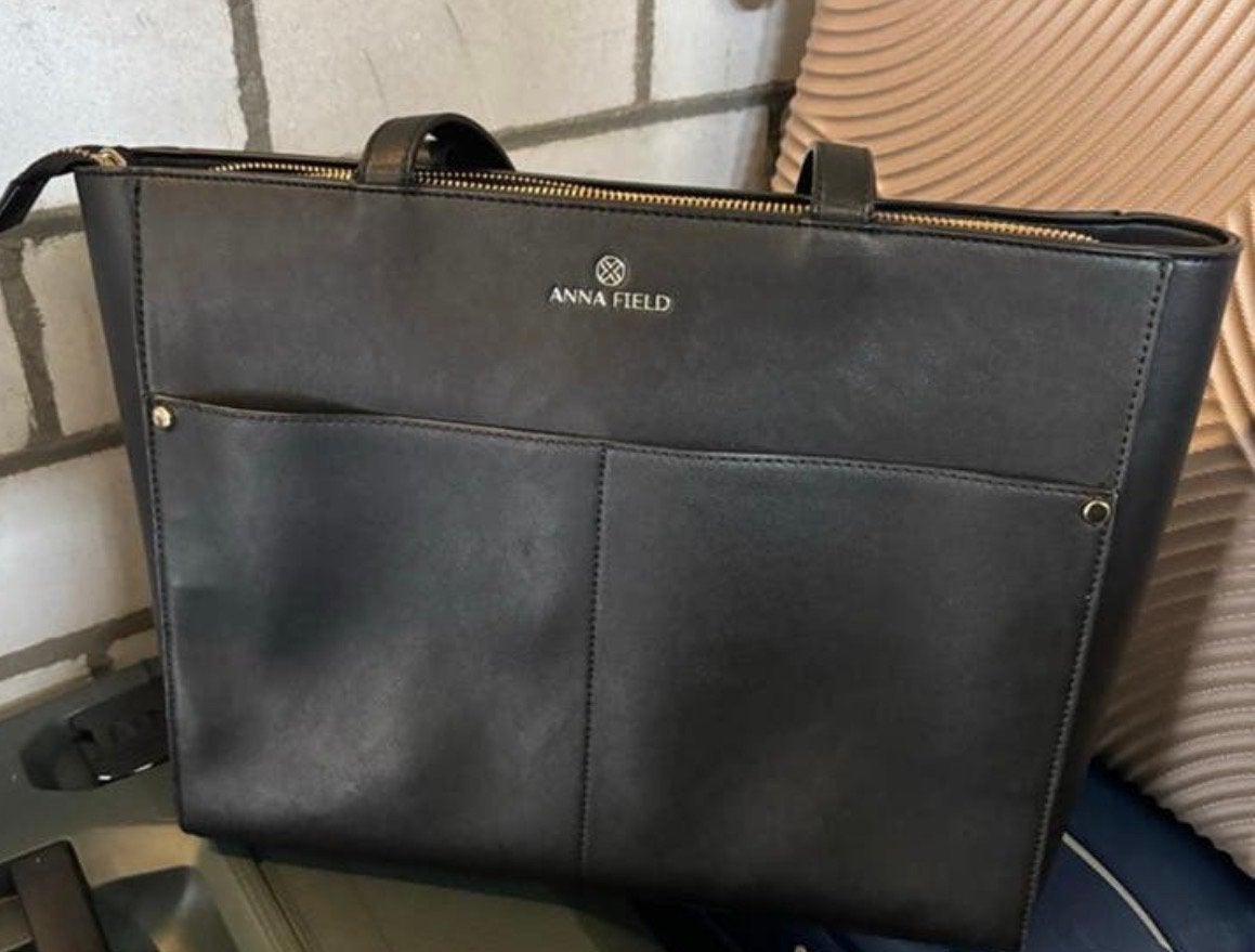 Anna Field Zwarte Laptoptas - Stijlvol & Praktisch, Sieraden, Tassen en Uiterlijk, Ophalen, Gebruikt, Zwart, Shopper