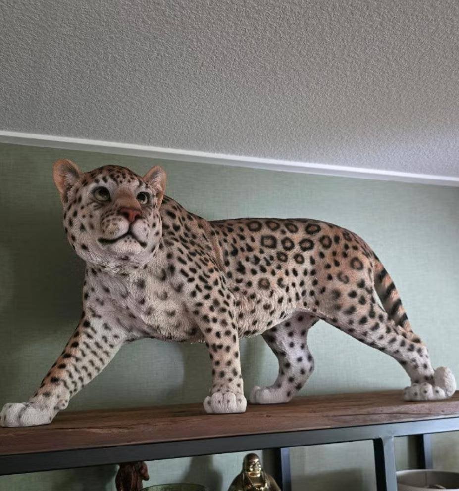 Exclusief Luipaard / Jaguar Beeld, Ophalen of Verzenden, Nieuw, Dier