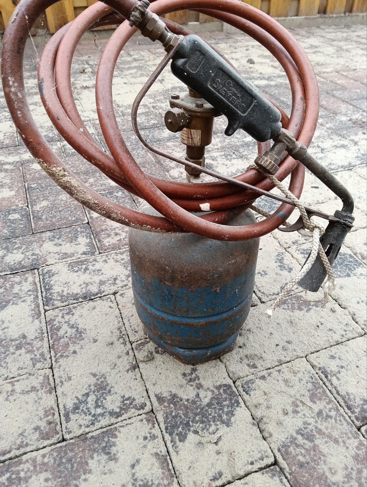 brander met gasfles en slang, Ophalen, Gebruikt, Overige typen, Overige merken