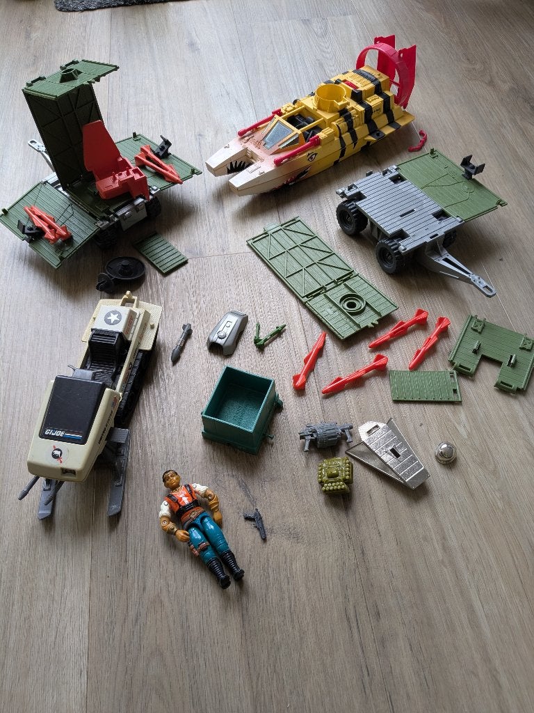 GI Joe – Voertuigen, Figuur & Onderdelen - Vintage, Ophalen of Verzenden, Gebruikt