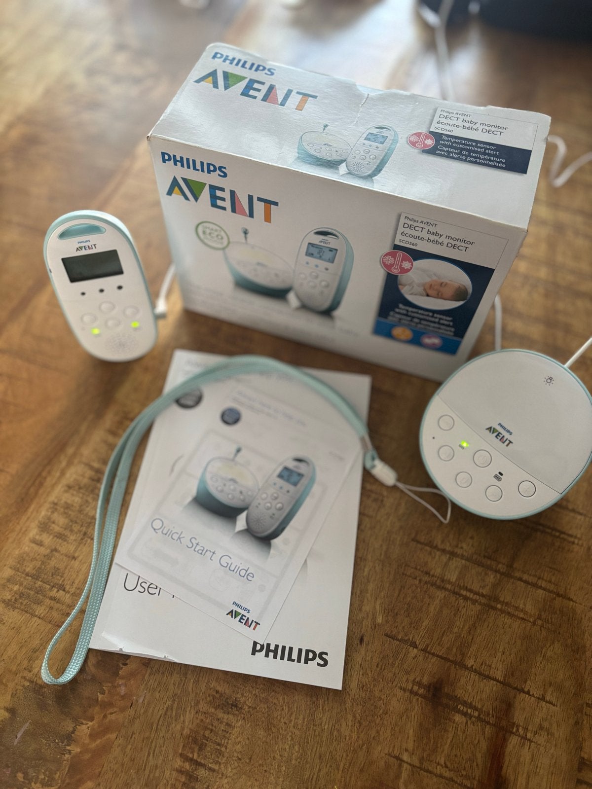 Philips Avent DECT Babyfoon SCD580/00 met temperatuurmeter, Ophalen of Verzenden, Zo goed als nieuw, 250 meter of meer, Digitaal
