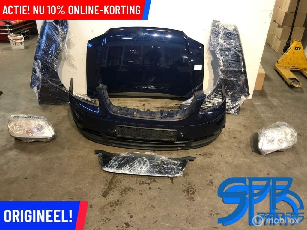 Voorkop LB5N Touran I 1T 1T0 ('03-'06) KOP FRONT FSI SNUIT, Gebruikt, Volkswagen, Ophalen of Verzenden, Volkswagen