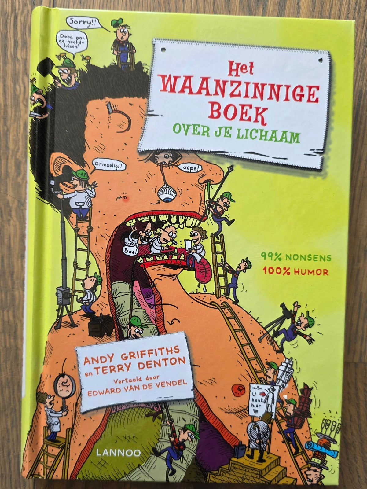 Het Waanzinnige Boek Over Je Lichaam - Andy Griffiths, Boeken, Ophalen of Verzenden, Zo goed als nieuw, Andy Griffiths, Non-fictie