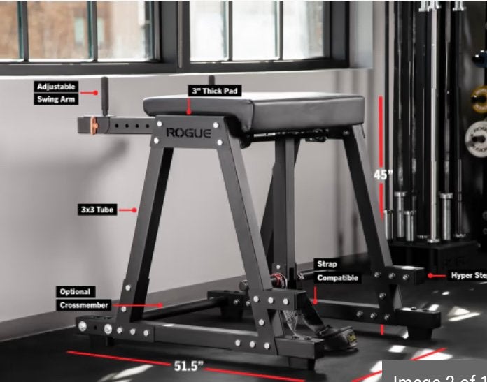 Rogue Z Hyper Reverse Hyper met crossmember, Ophalen, Rug, Krachtstation, Zo goed als nieuw