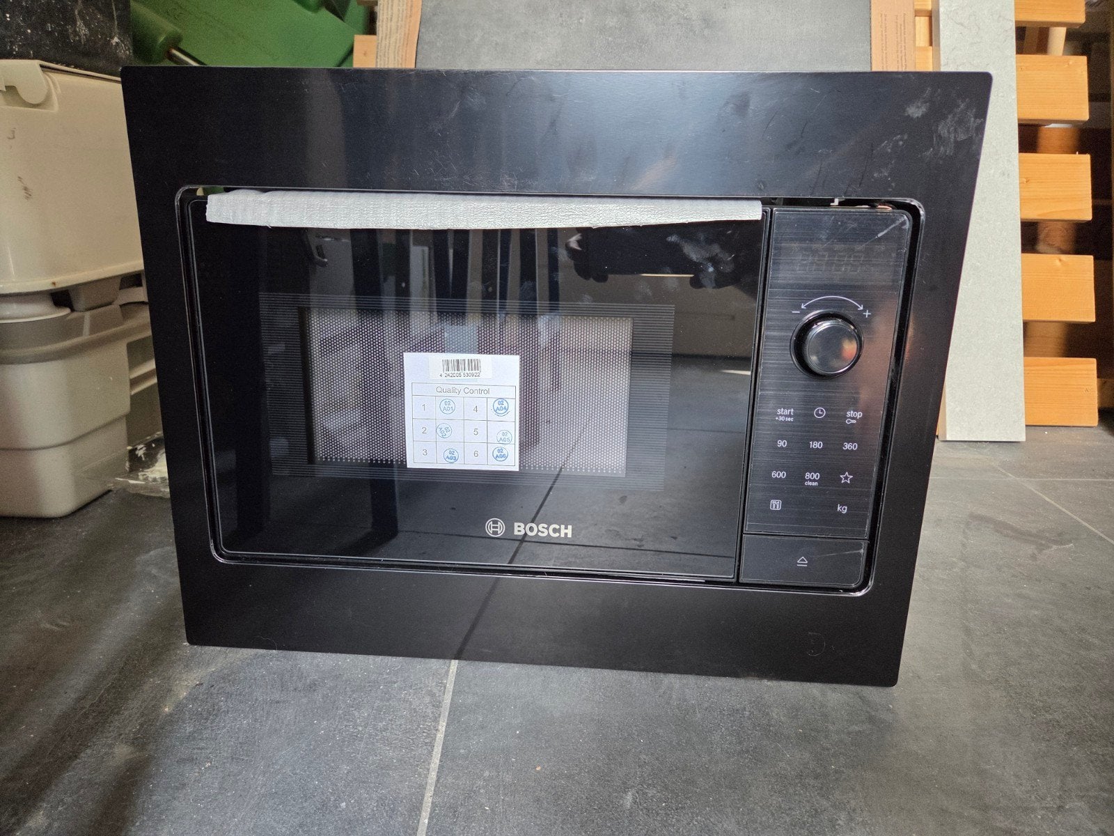 Nieuw in doos: Bosch BFL523MB4 inbouw magnetron (Zwart), Witgoed en Apparatuur, Magnetrons, Ophalen, Nieuw, Magnetron, Inbouw