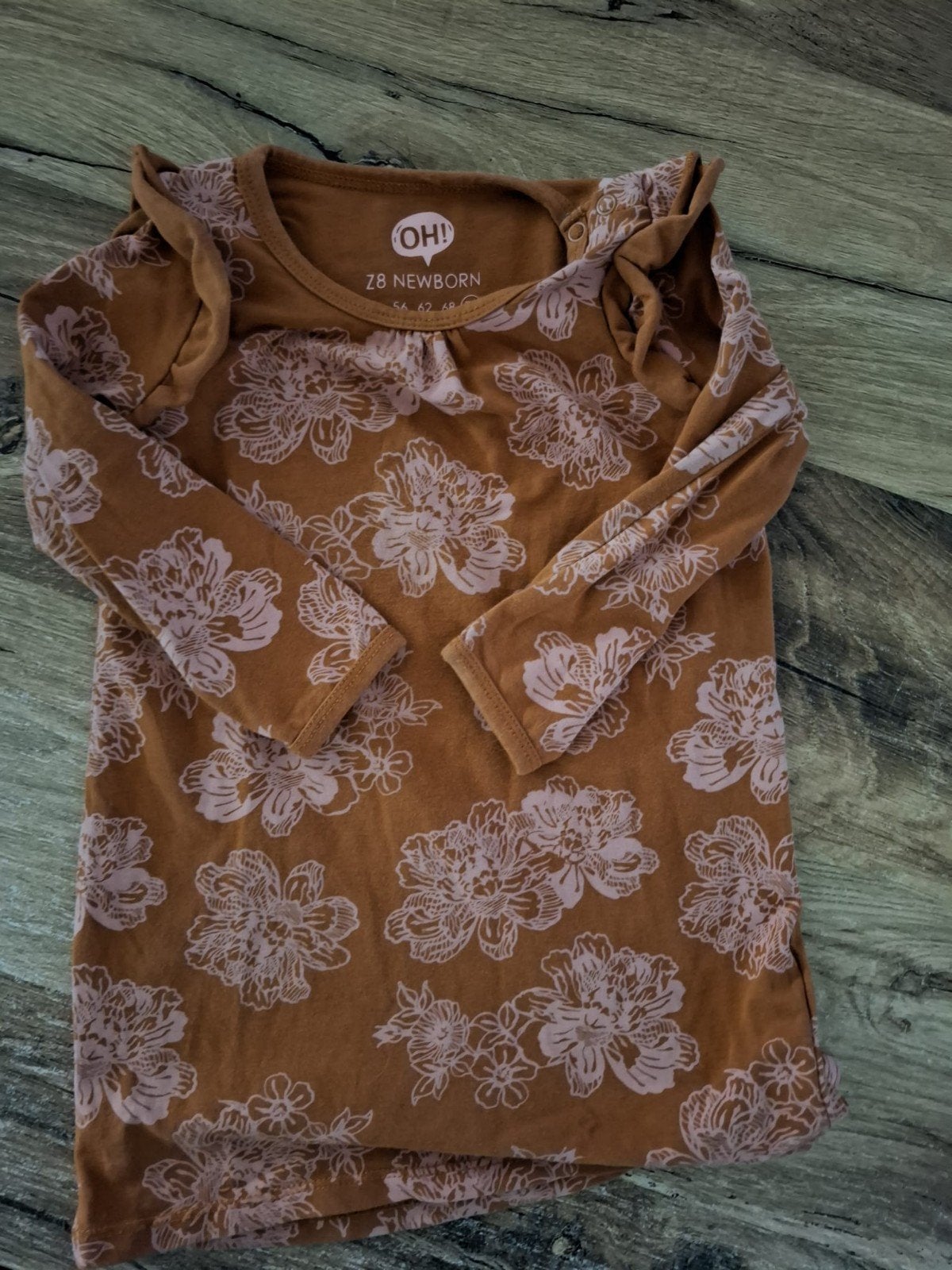 Z8 Newborn shirt met bloemenprint, Ophalen of Verzenden, Gebruikt, Z8 Newborn, Meisje