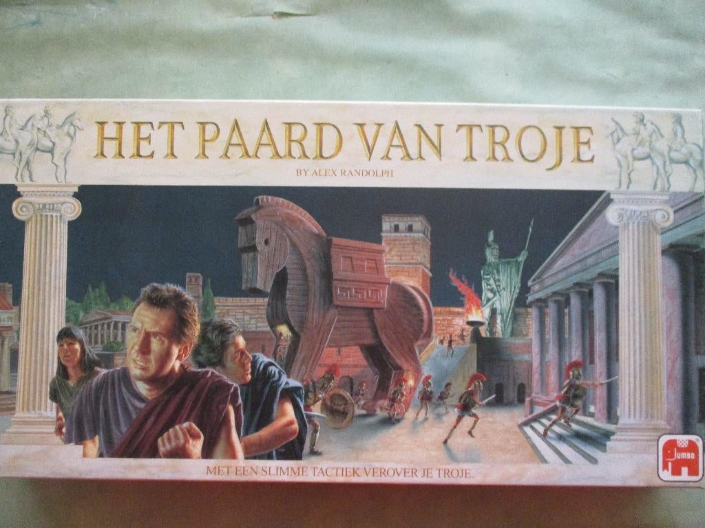 Paard van Troje, Hobby en Vrije tijd, Gezelschapsspellen | Bordspellen, Ophalen of Verzenden, Zo goed als nieuw