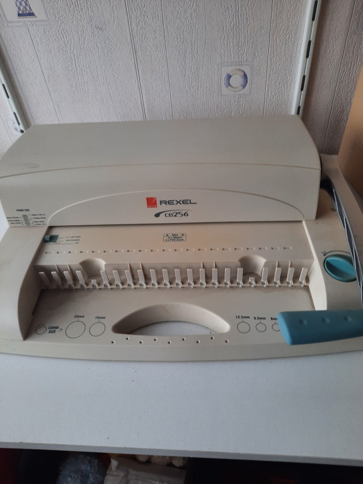 Rexel CB256 Bindmachine - Gebruikt, Diversen, Ophalen of Verzenden, Gebruikt