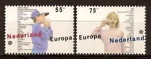 Nederland NVPH nr 1428/9 postfris Kinderspelen 1989, Ophalen of Verzenden, Na 1940, Postfris