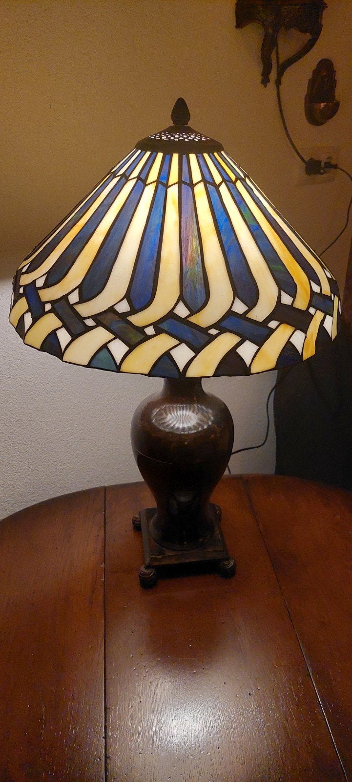 tyffany schemerlamp, Ophalen