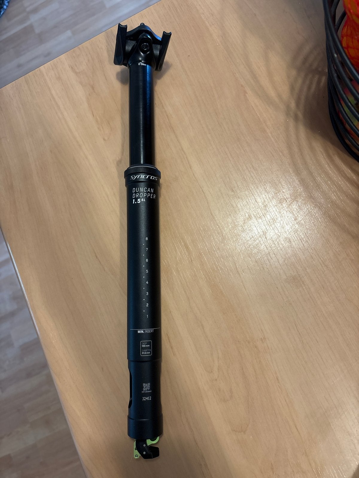 Syncros Duncan Dropper Post 31.6mm 100mm drop, Fietsen en Brommers, Ophalen of Verzenden, Zo goed als nieuw, Mountainbike, Zadel