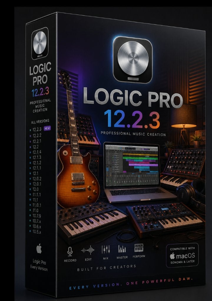 Logic pro 12.2.3 & Ouder versies, Ophalen, MacOS