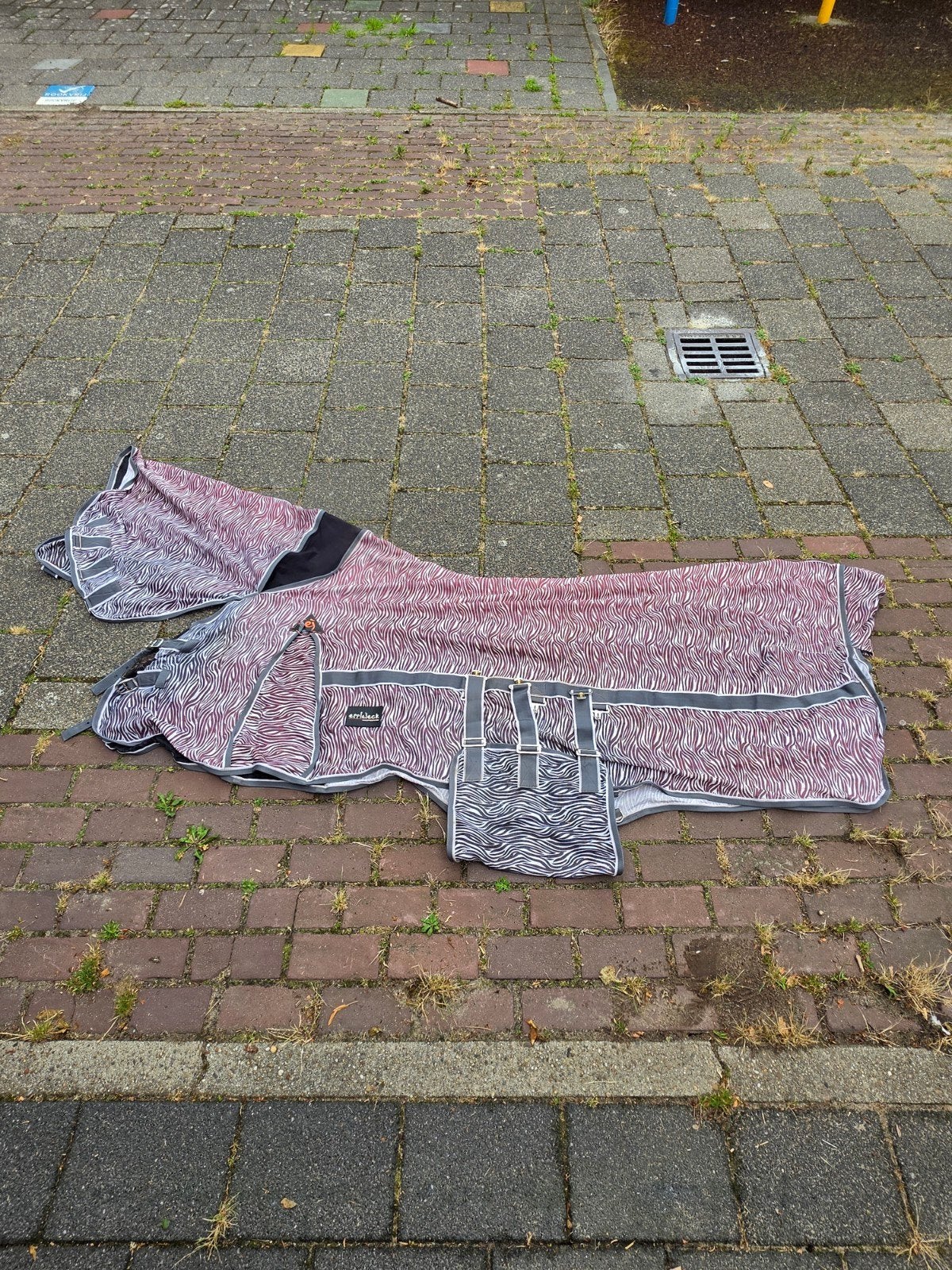 EJ vliegendeken vaste hals 215cm, Extra Full (XL), Ophalen of Verzenden, Vliegendeken, Overige merken